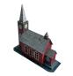 Preview: Gebäude Kirche für eine Krippe,  19. Jh.