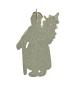 Preview: Cardboard ornament Santa, ca. 1930