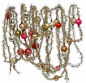 Preview: 4 Tinsel Garlands with glass Beads, ca. 650 cm