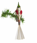 Preview: Lauscha song bird on clip, around 1950