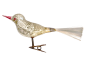 Preview: Song bird with venetian dew on clip, around 1920