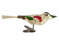 Preview: Lauscha song bird on clip, around 1950