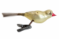 Preview: Lauscha song bird on clip, around 1920