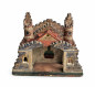 Preview: Antiker orientalischer Krippenstall, Grulich um 1880 / 1900