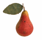 Preview: Spun cotton pear / fruit around 1920