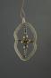 Preview: Gablonzer Jugendstil Ornament aus Sprengperlen  ~ 1920