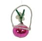 Preview: Wire wrapped red hanging basket, ca. 1950