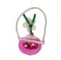 Preview: Wire wrapped red hanging basket, ca. 1950