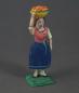 Preview: Grulich nativity figure " Woman with fruits ", ca. 1900  (7 cm)