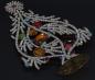 Preview: Bunter glitzernder Christbaum aus Strass Steinen - Gablonz