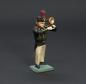 Preview: Grulich nativity figure " Mineworker / Musician with Euphonium " (7 cm)