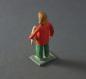 Preview: Grulicher Krippenfigur "Gabenbringer mit Taube" (7 cm)