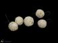 Preview: 5 Spun cotton Snowballs, ca. 1900