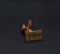 Preview: Grulicher Krippenfigur " Bauer mit Rechen " (7 cm)