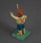 Preview: Grulicher Krippenfigur "Junge mit Steckenpferd" (7 cm)