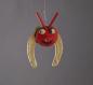 Preview: Cardboard Horseshoe with Devil / Krampus, ca. 1930