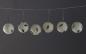 Preview: 6 Styrofoam Balls with glass gems, ca.1960