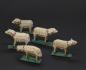 Preview: Grulich nativity figure " 5 sheep ", ca. 1900
