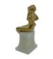 Preview: Nude Girl, bronze gilded