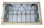 Preview: Antikes Holzfenster Original mit Buntglas/Bleiglas um 1900