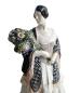 Preview: Art Nouveau ceramic figure, Bechyne, ca. 1900