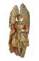 Preview: Prächtig gekleidete Krippenfigur / Engel um 1800