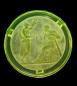 Preview: Uranium glass platter, ca. 1930, Curt Schlevogt Gablonz / Heinrich Hoffmann