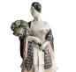 Preview: Art Nouveau ceramic figure, Bechyne, ca. 1900