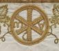 Preview: Antikes Kelchvelum, Ornat, ~ 1900