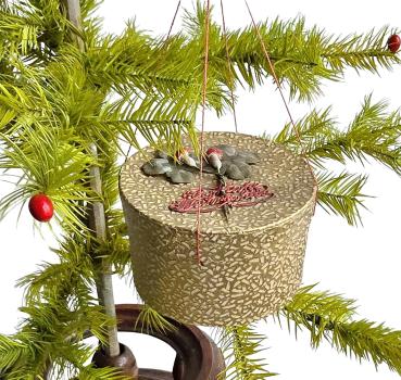 Antiker Candy Container, Box für den Christbaum um 1920