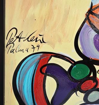 Preview: Peter Robert Keil (geb. 1942, Homage an meinen Freund Pablo Picasso, dat. 79
