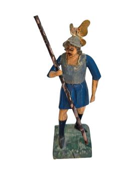Antique grulich crib figurine, Roman Soldier, around 1900 (10 cm)