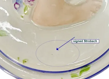 Preview: Royal Dux Porzellan, Akt, Elly Strohbach um 1930