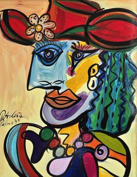Preview: Peter Robert Keil (geb. 1942, Homage an meinen Freund Pablo Picasso, dat. 79