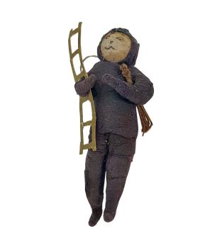 Preview: Schornsteinfeger aus Watte, ~ 1900