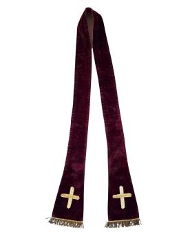 Antike Kasel, Ornat, Messgewand, Vestment, Pluviale, ~ 1900