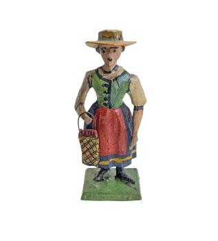 Woman with Handbag, ~ 1900  (7 cm)