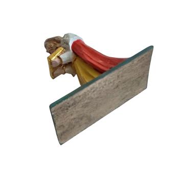 Preview: Antike Grulicher Krippenfigur / Hl. König Melchior um 1920 (10 cm)