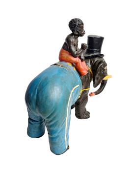 Preview: Zirkus Elefant mit Treiber, 19. Jahrhundert