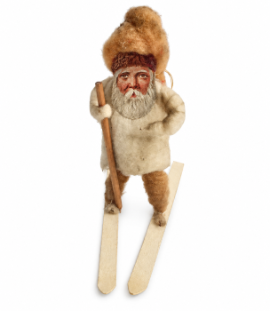 Nikolaus / Weihnachtsmann aus Watte, um 1900