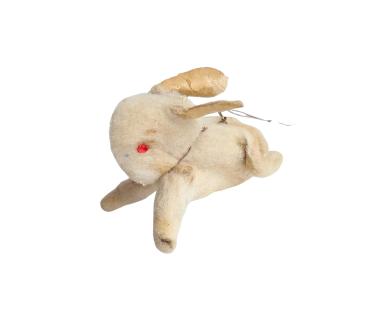 Hase aus Watte um 1900