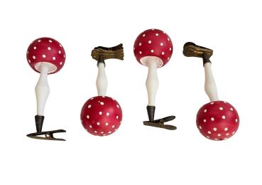 4 Mushrooms on Clip