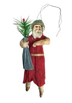 Wattefigur, Nikolaus / Weihnachtsmann um 1910