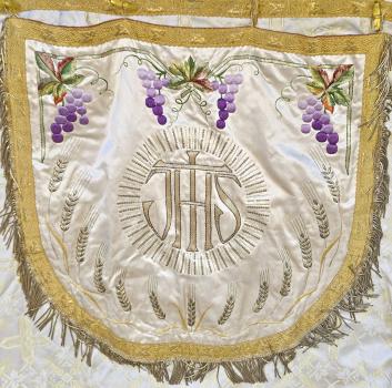 Rauchmantel - Chormantel, Messgewand, Vestment, Pluviale, Ornat ~ 1920