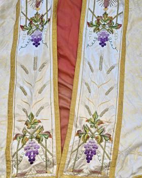 Rauchmantel - Chormantel, Messgewand, Vestment, Pluviale, Ornat ~ 1920