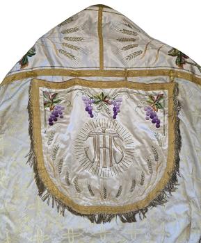 Rauchmantel - Chormantel, Messgewand, Vestment, Pluviale, Ornat ~ 1920