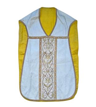 Weiße Kasel, Messgewand, Vestment, Orrnat, ~ 1900