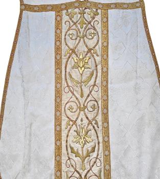 White Chasuble, Pluviale, cope, vestment, ~ 1900