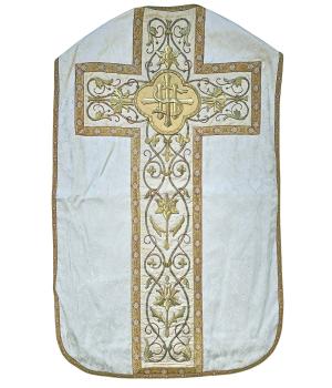White Chasuble, Pluviale, cope, vestment, ~ 1900