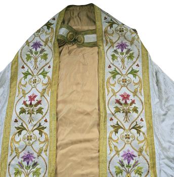 Rauchmantel - Chormantel, Messgewand, Vestment, Pluviale, Ornat ~ 1920